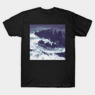 Stormy Sea with Rocks T-Shirt